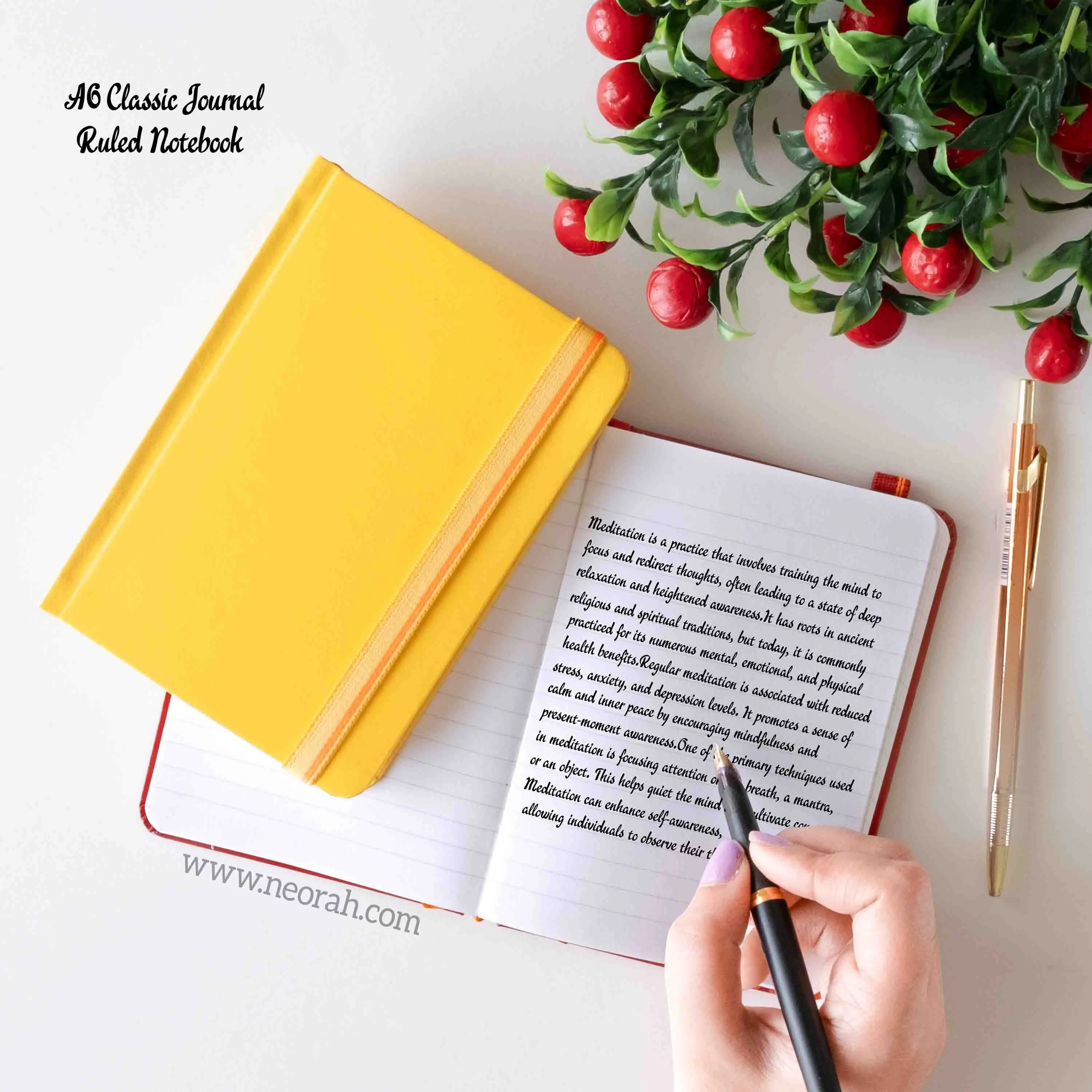 A6 - CLASSIC NOTEBOOK - HARDCOVER