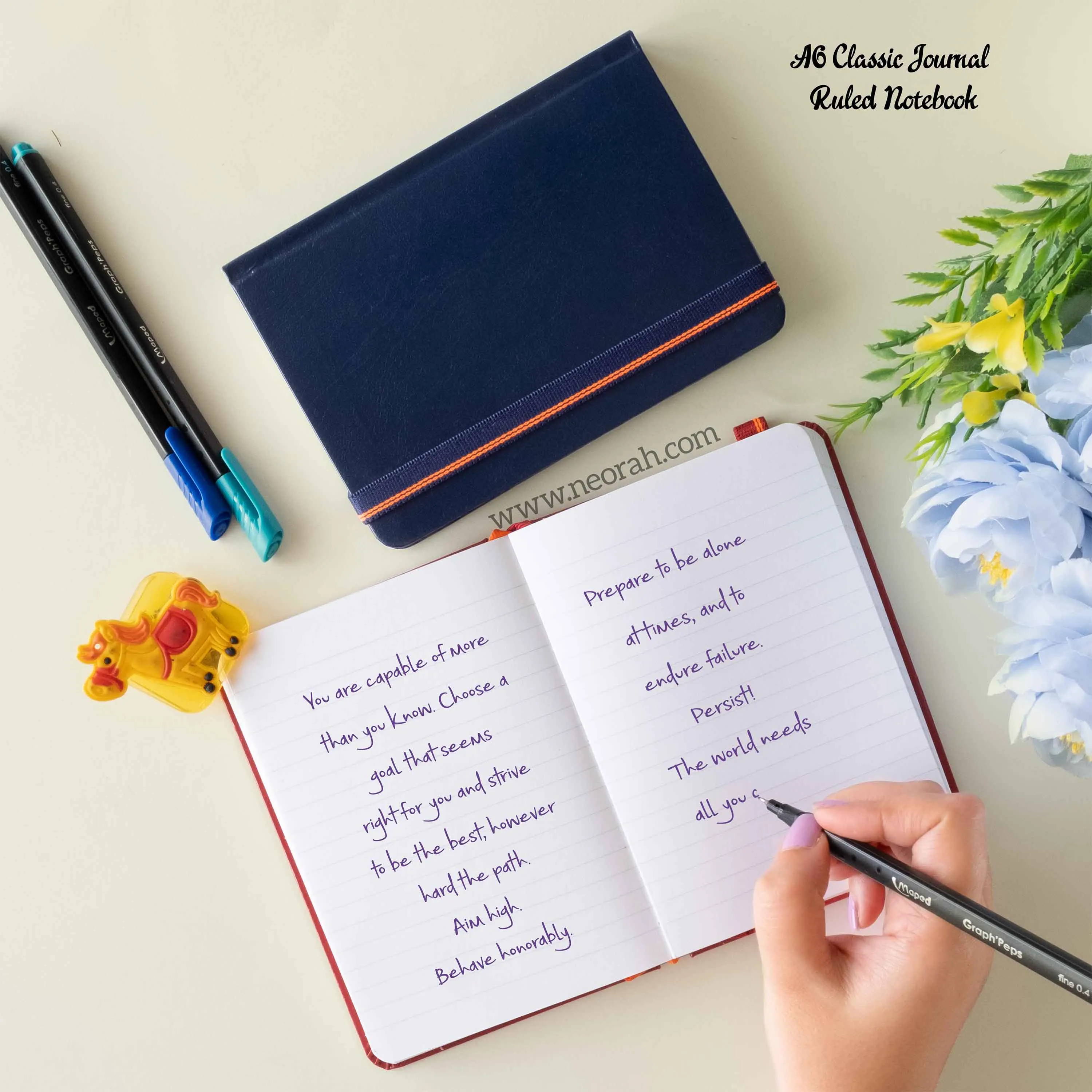 A6 - CLASSIC NOTEBOOK - HARDCOVER
