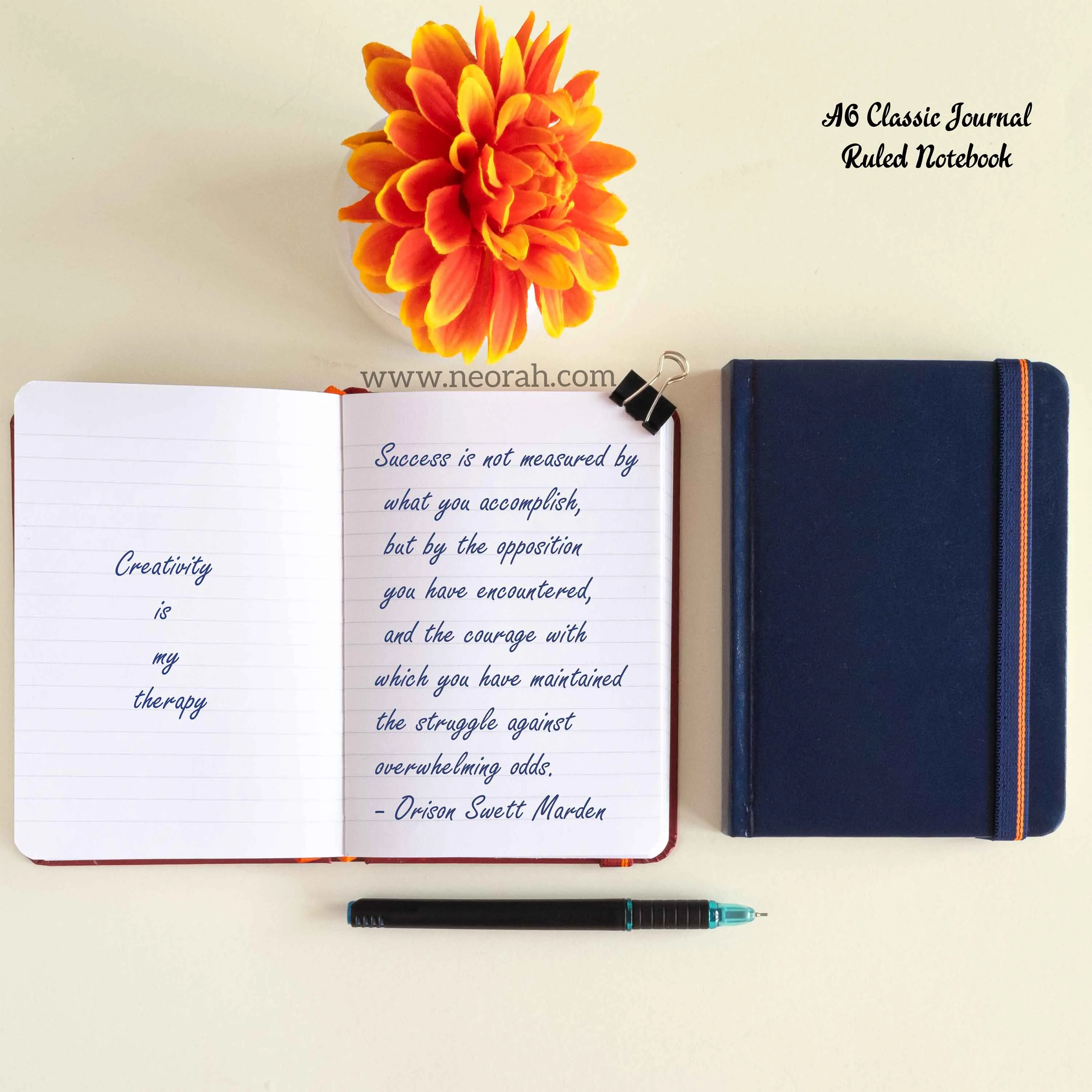 A6 - CLASSIC NOTEBOOK - HARDCOVER