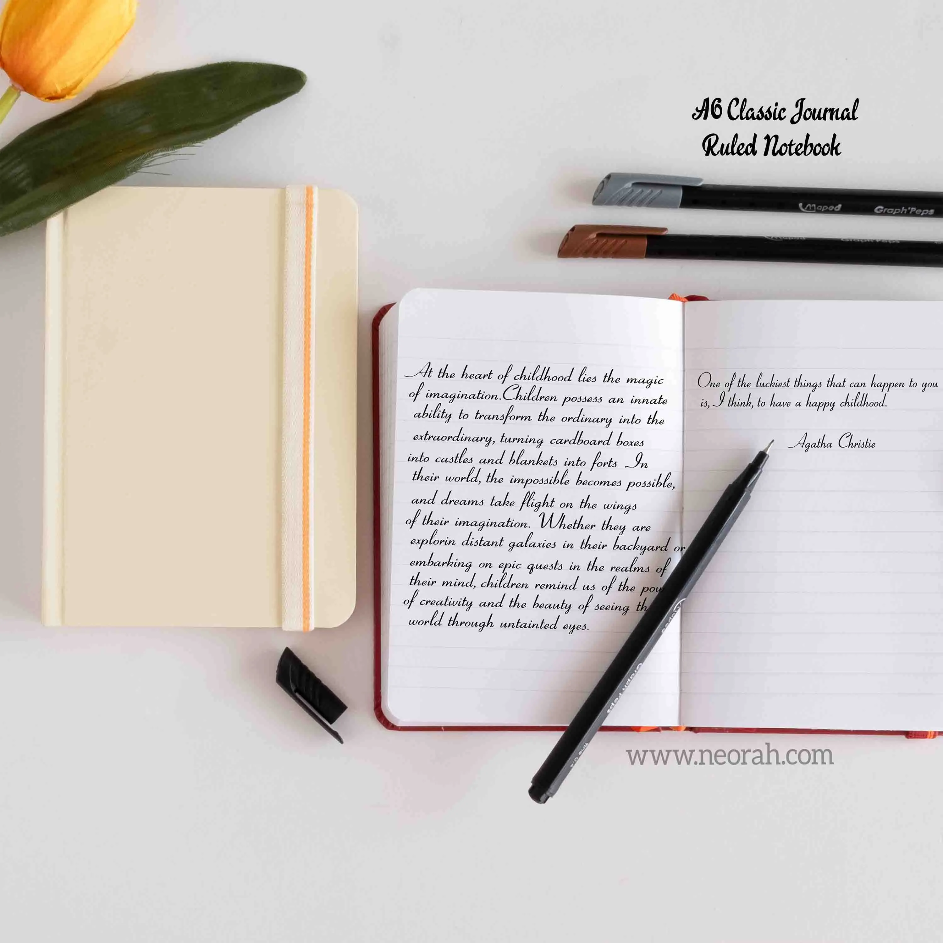 A6 - CLASSIC NOTEBOOK - HARDCOVER