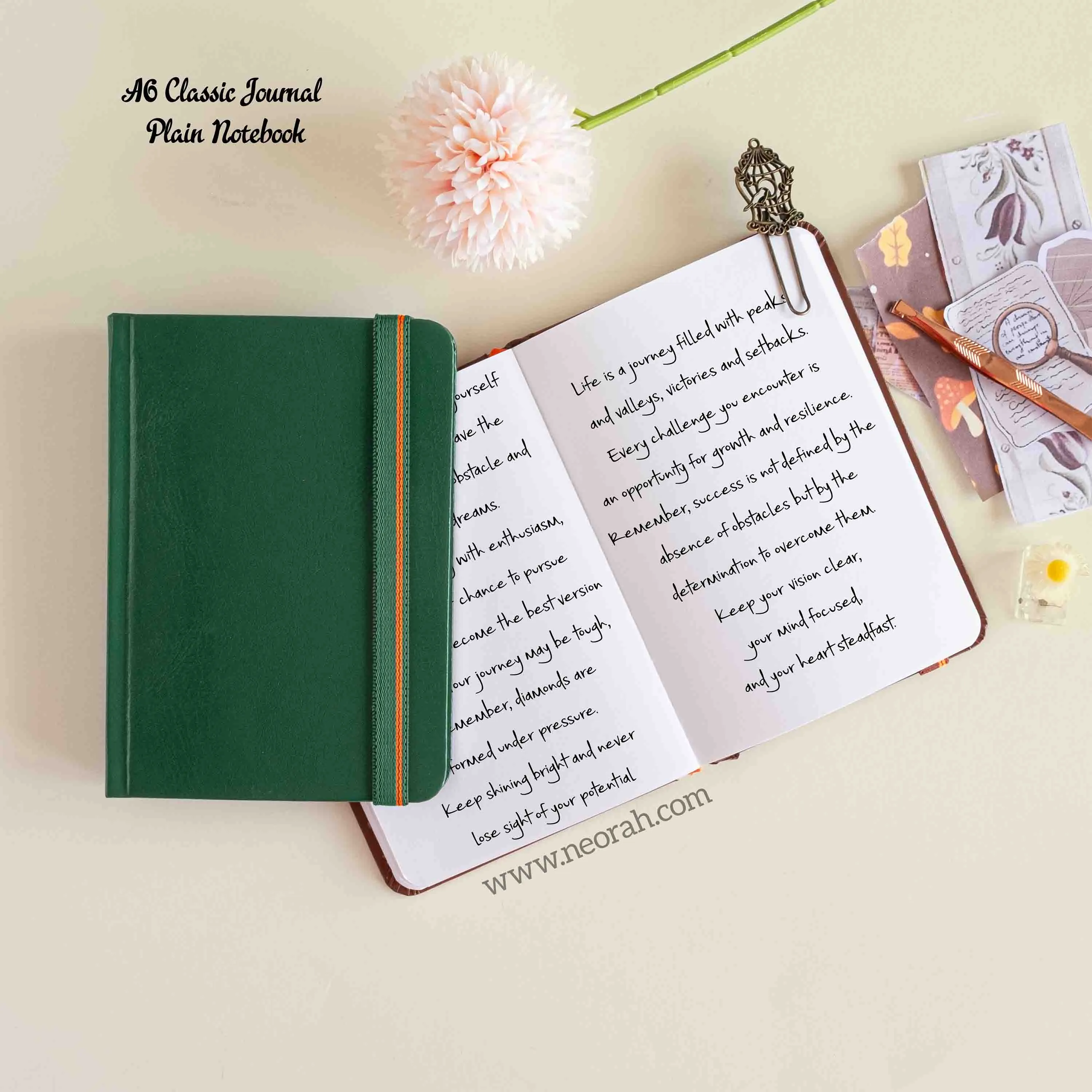 A6 - CLASSIC NOTEBOOK - HARDCOVER