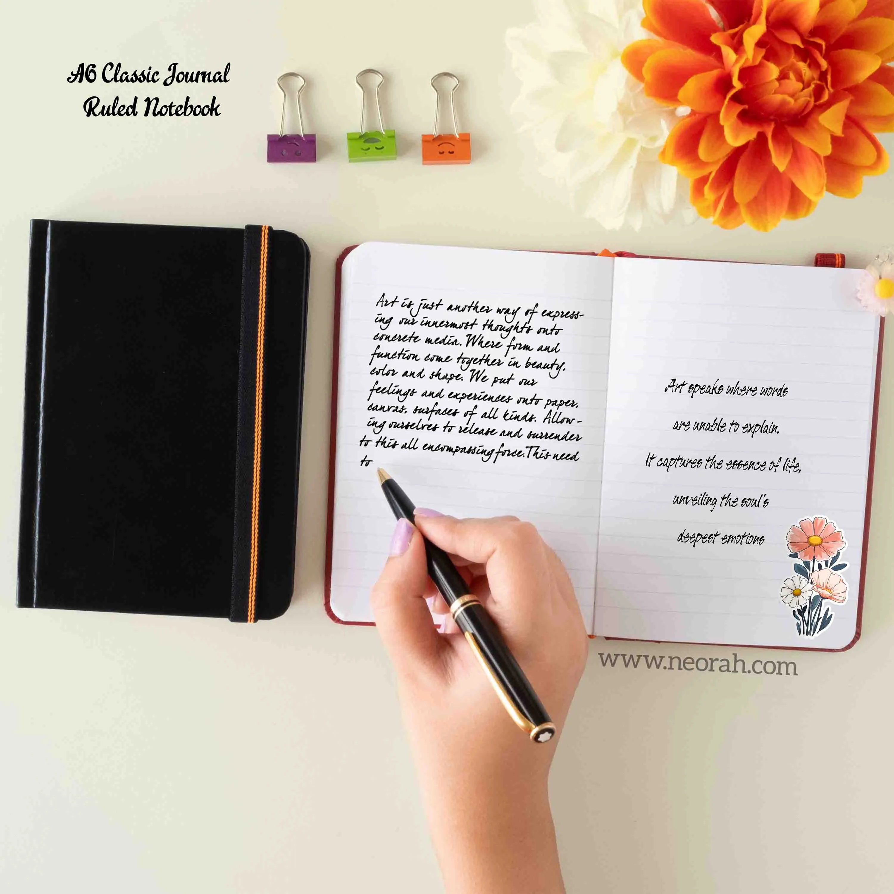 A6 - CLASSIC NOTEBOOK - HARDCOVER