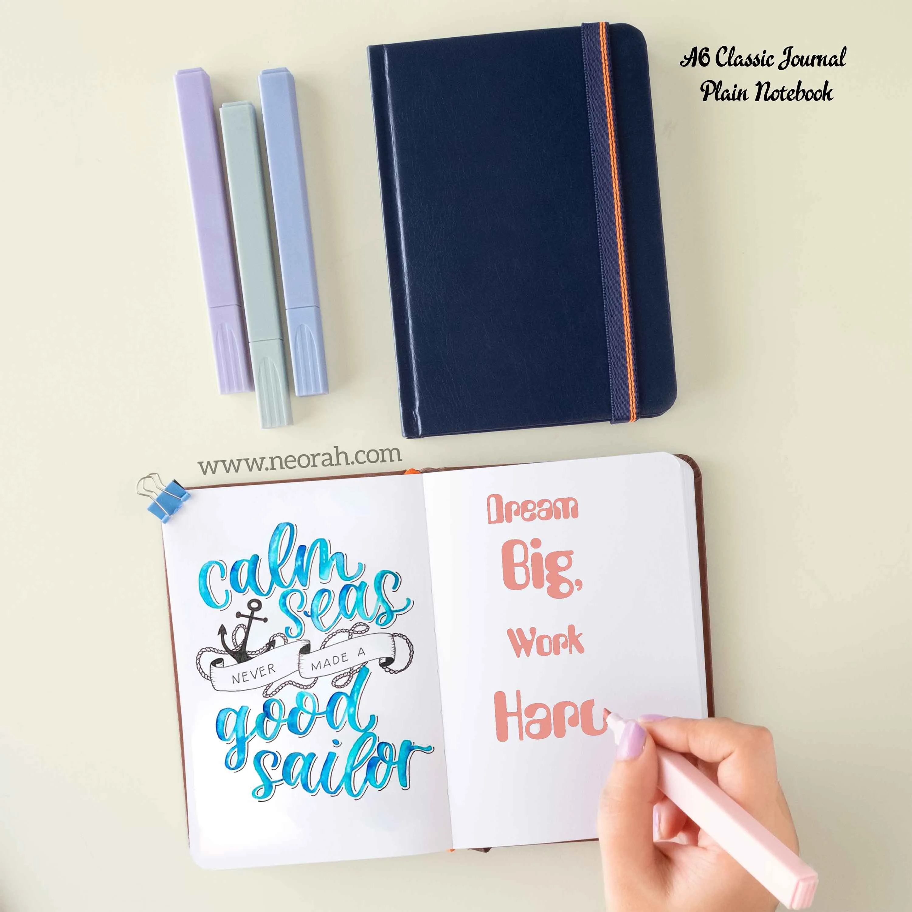 A6 - CLASSIC NOTEBOOK - HARDCOVER