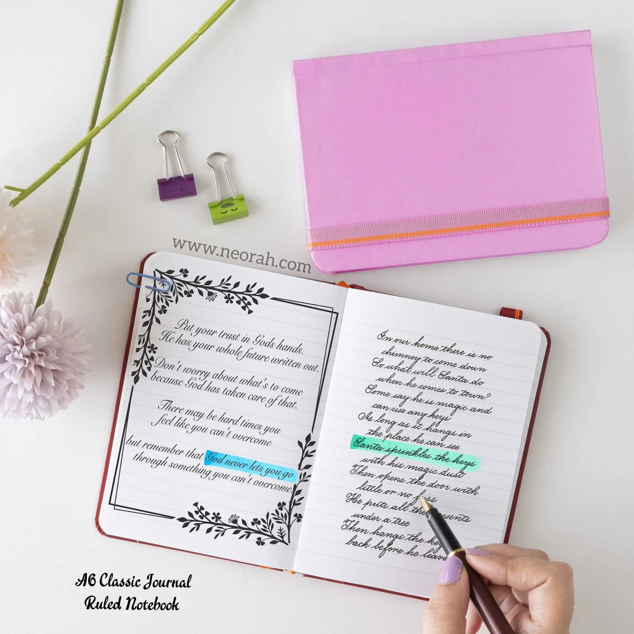A6 - CLASSIC NOTEBOOK - HARDCOVER