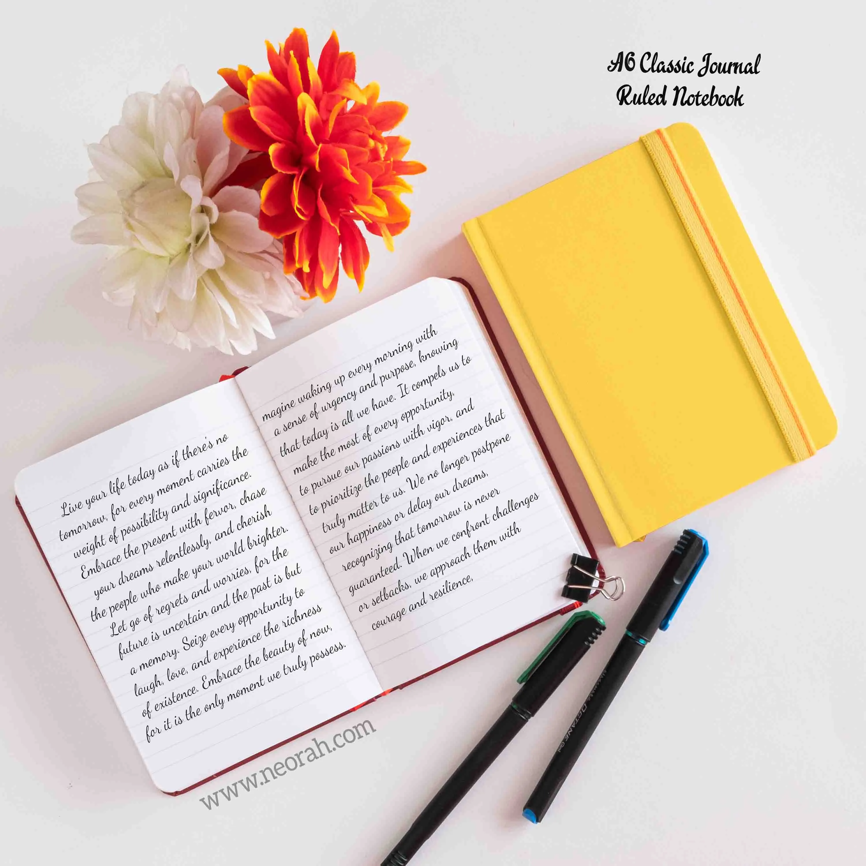 A6 - CLASSIC NOTEBOOK - HARDCOVER