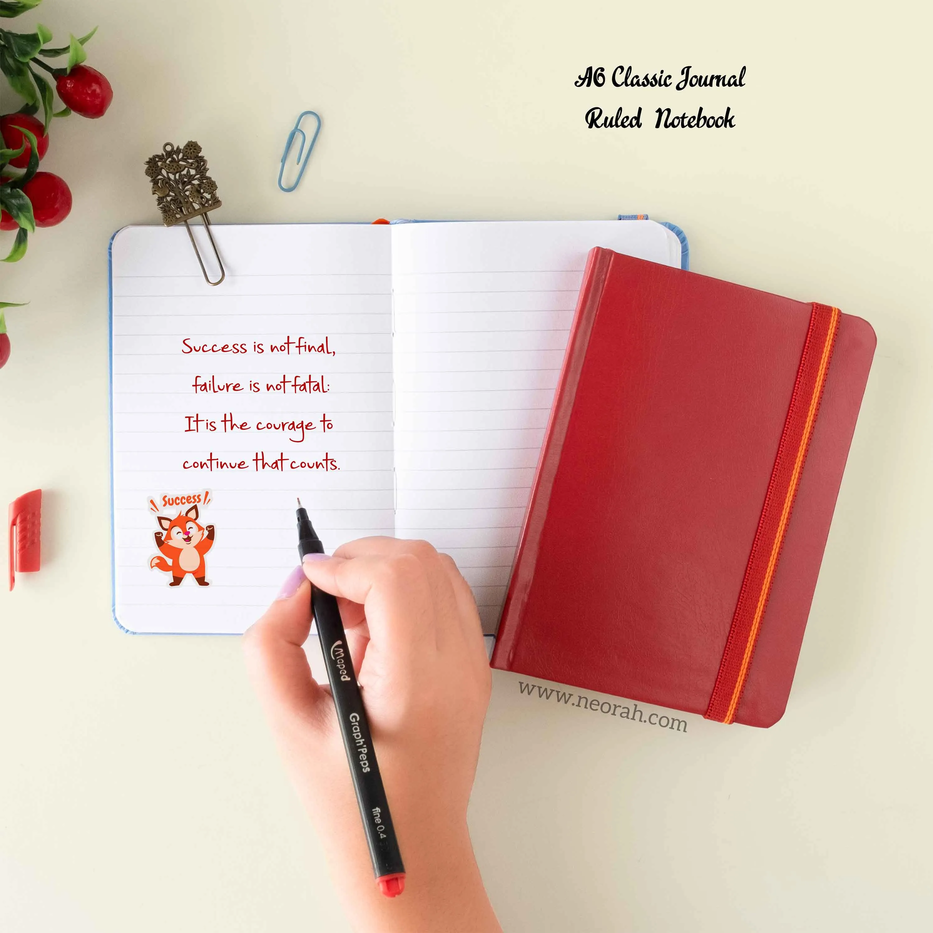 A6 - CLASSIC NOTEBOOK - HARDCOVER