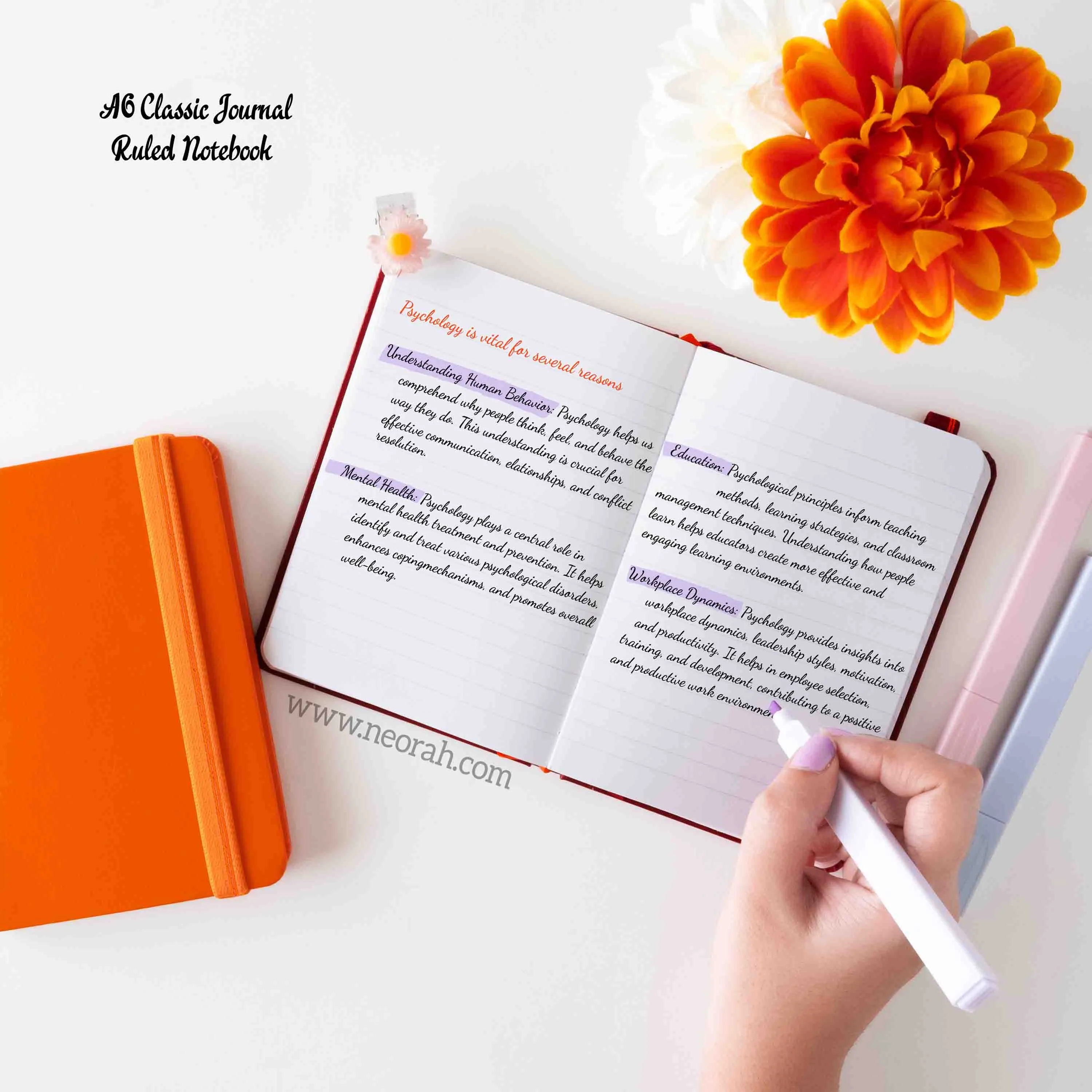 A6 - CLASSIC NOTEBOOK - HARDCOVER