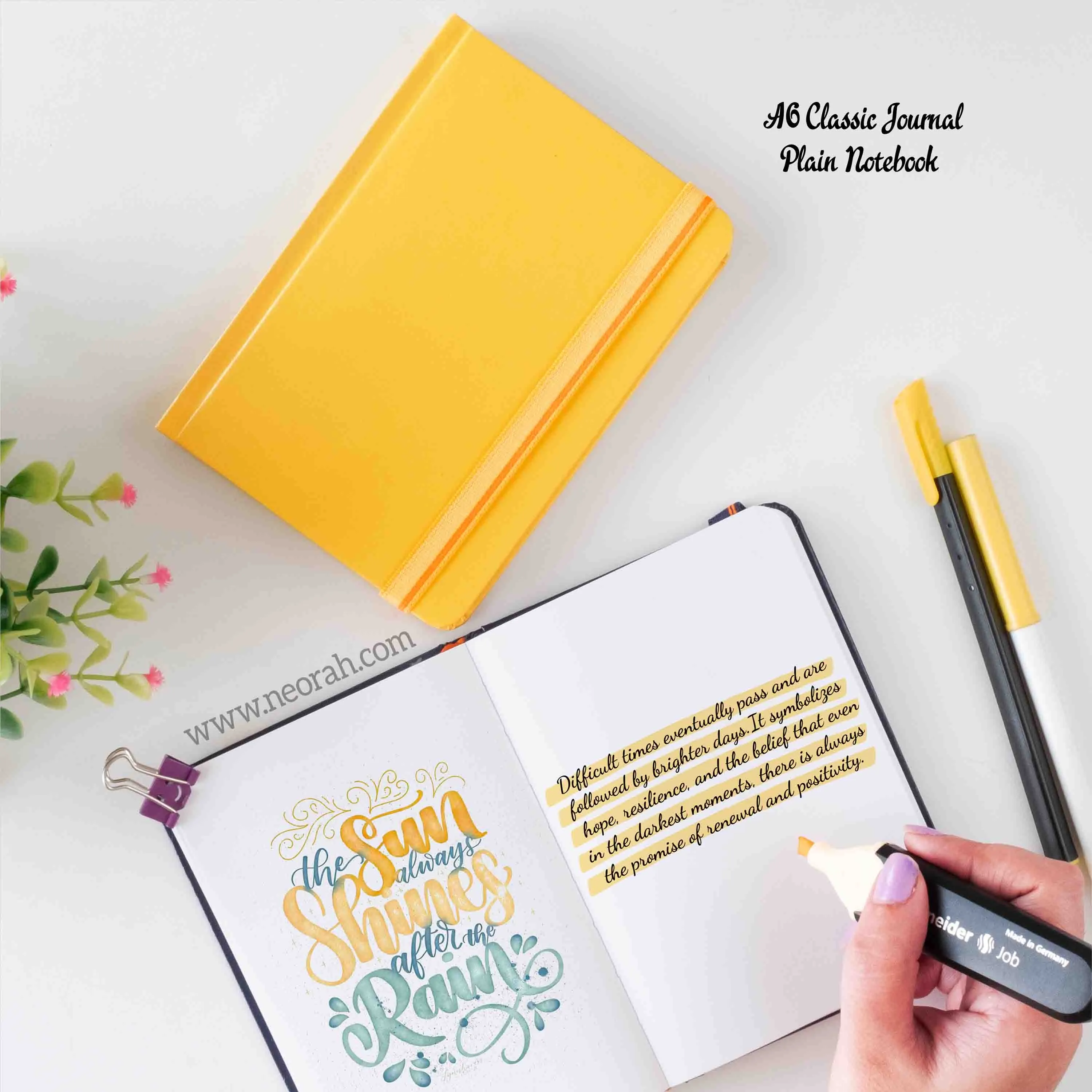 A6 - CLASSIC NOTEBOOK - HARDCOVER