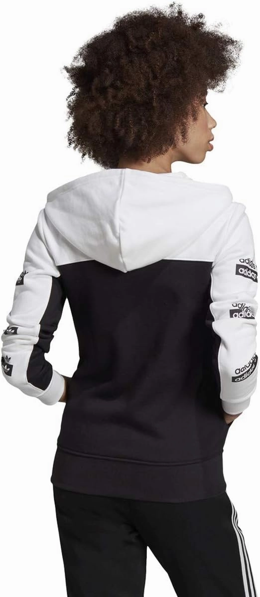 adidas Originals Women's Logo Full-Zip Hooded Track Jacket