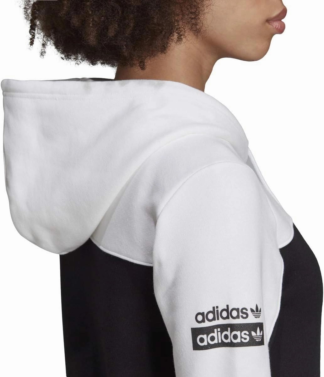 adidas Originals Women's Logo Full-Zip Hooded Track Jacket