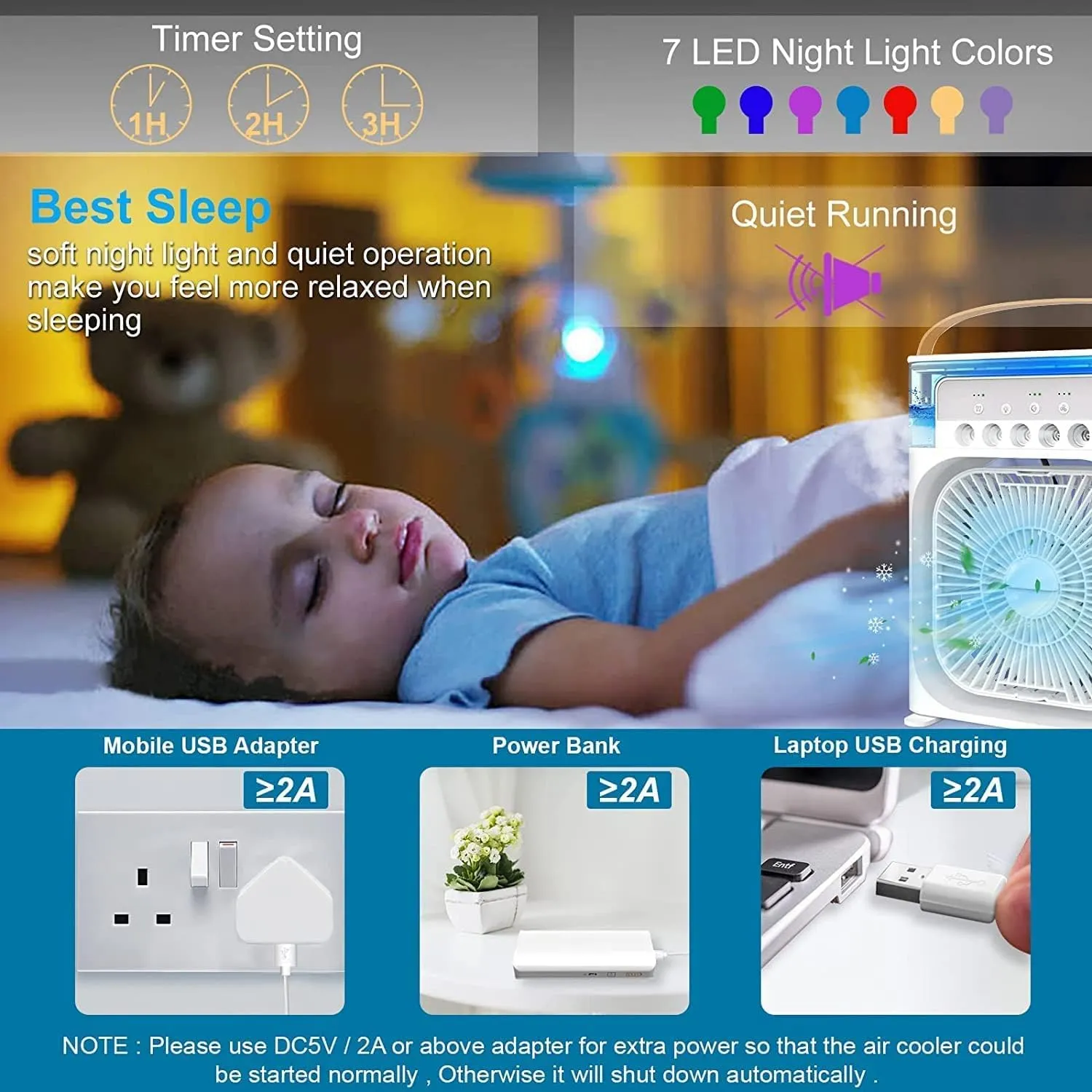 Air Conditioner Portable - Cooling Fan