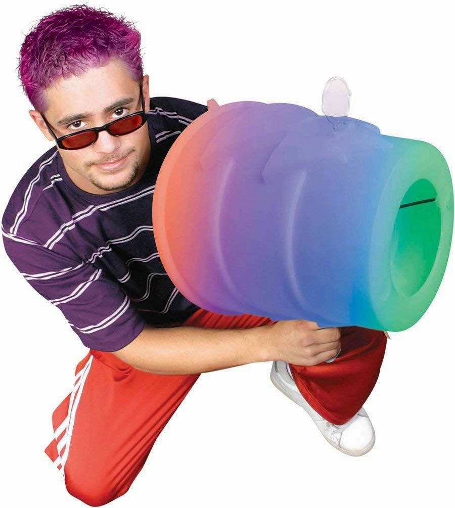 AirZooka air Blaster Toy, air Cannon Toy Fun air Gun, Launch a Powerful and Safe air Assault on Adults or Children and Animals, Best Prank Toy! (Color Changing)