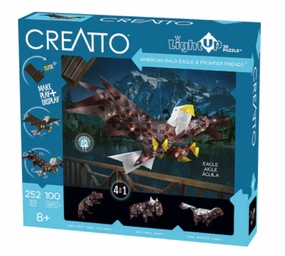 American Bald Eagle & Friends Creatto 3D Puzzle