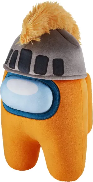 Among Us Orange Knighted Knight Plush 12" Soft Stuffed Figure Online Game