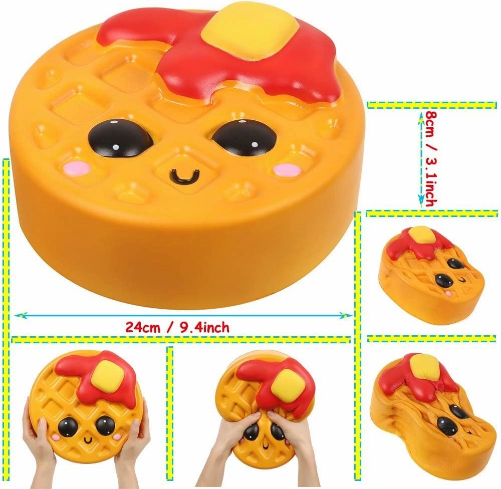 Anboor Jumbo Squishy Cake Food 9.4" Squishies Giant Kawaii Toy Slow Rising Candy Scented Stress Relief Toy for Kids & Adults