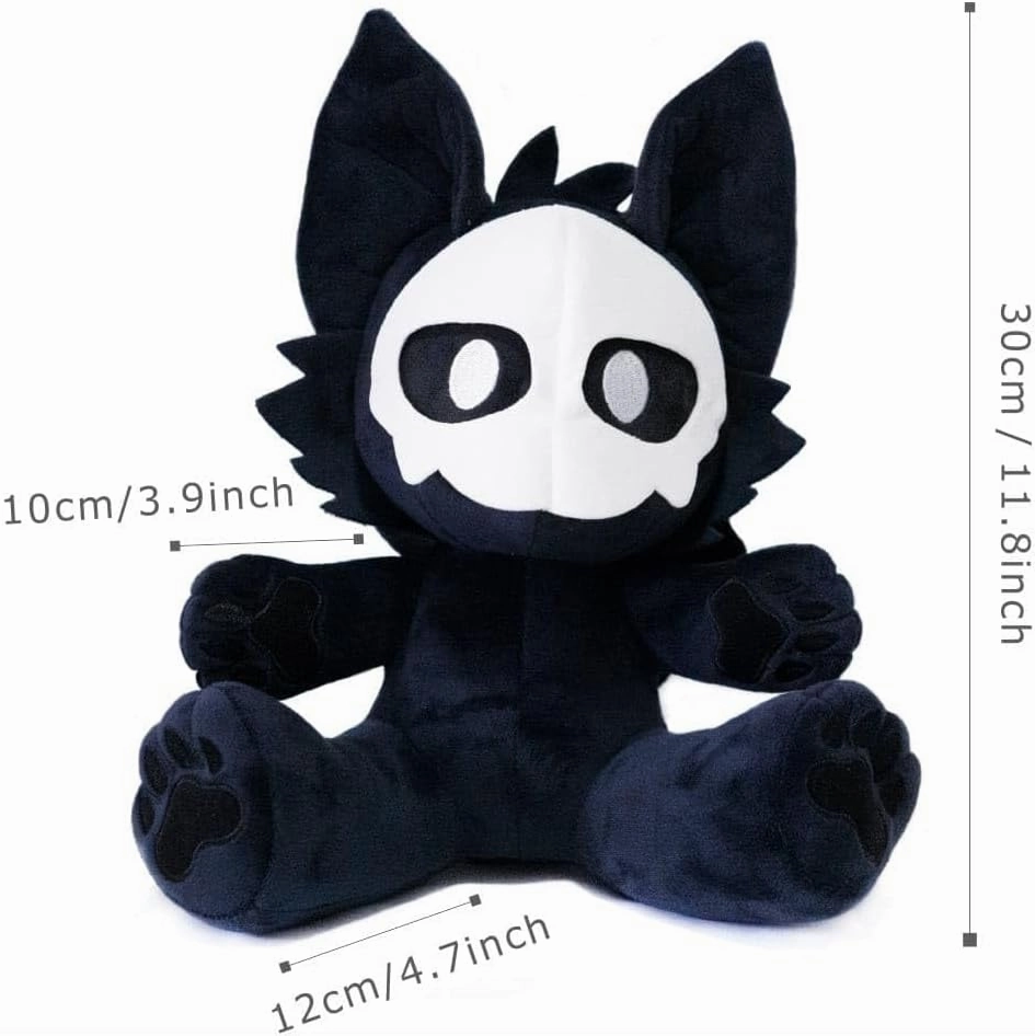 Anime Plushies Puro Plush Plushie, 9.8 Inch Anime Soft Stuffed Animal Doll Gift for Fans (Black,Extra Large)
