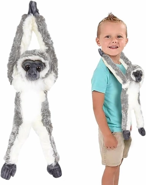 ArtCreativity Hanging Vervet Monkey Plush Toy, 17.5 Inch Stuffed Monkey with Realistic Design, Soft and Huggable, Cute Nursery Decor, Best Birthday Gift for Boys and Girls