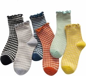 Athletic Socks for Women and Girls Cute Cotton Sock