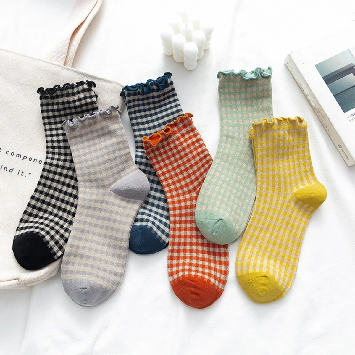 Athletic Socks for Women and Girls Cute Cotton Sock