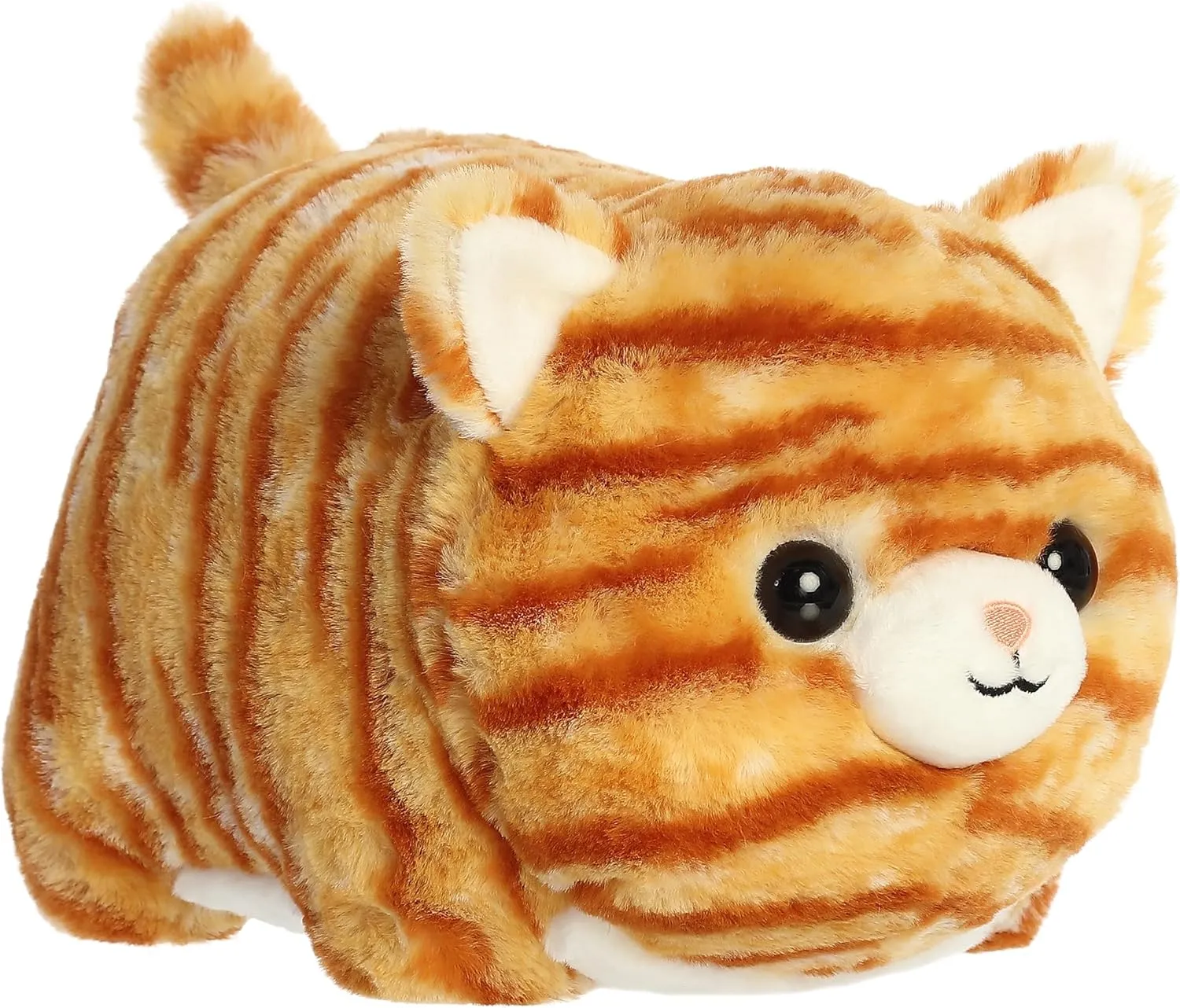 Aurora® Adorable Spudsters™ Taco Orange Tabby™ Stuffed Animal - Round Shape Makes for Comforting Cuddles for Kids All Ages and Animal Loving Adults - 10 Inches