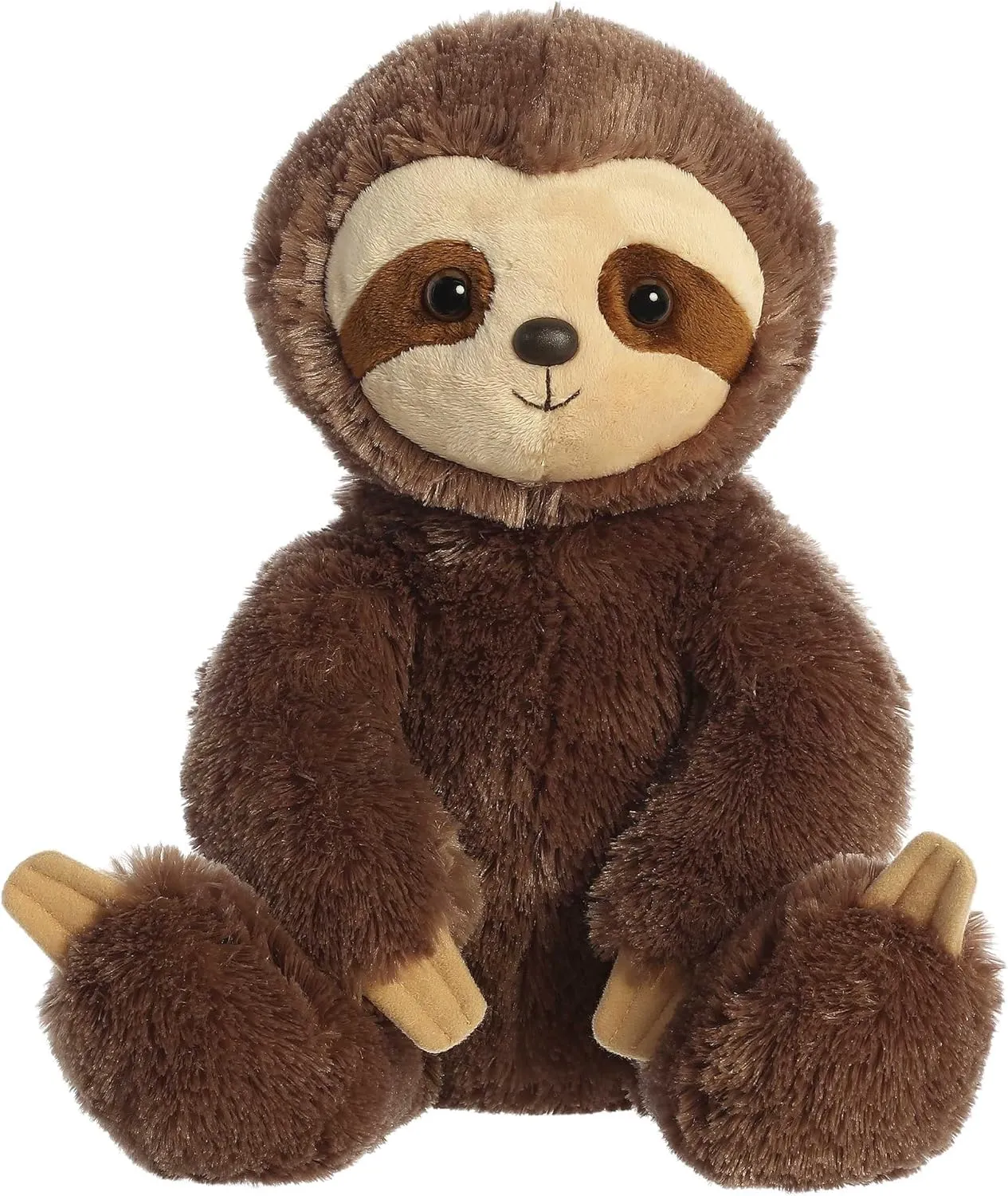 Aurora® Cuddly Sloth Stuffed Animal - Cozy Comfort - Endless Snuggles - Brown 14 Inches