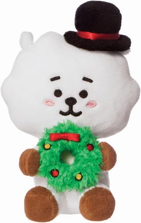 AURORA, 61490, BT21 Official Merchandise RJ Winter, Soft Toy, White & Green