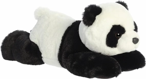 Aurora® Adorable Flopsie™ Bei Bei™ Stuffed Animal - Playful Ease - Timeless Companions - Black 12 Inches