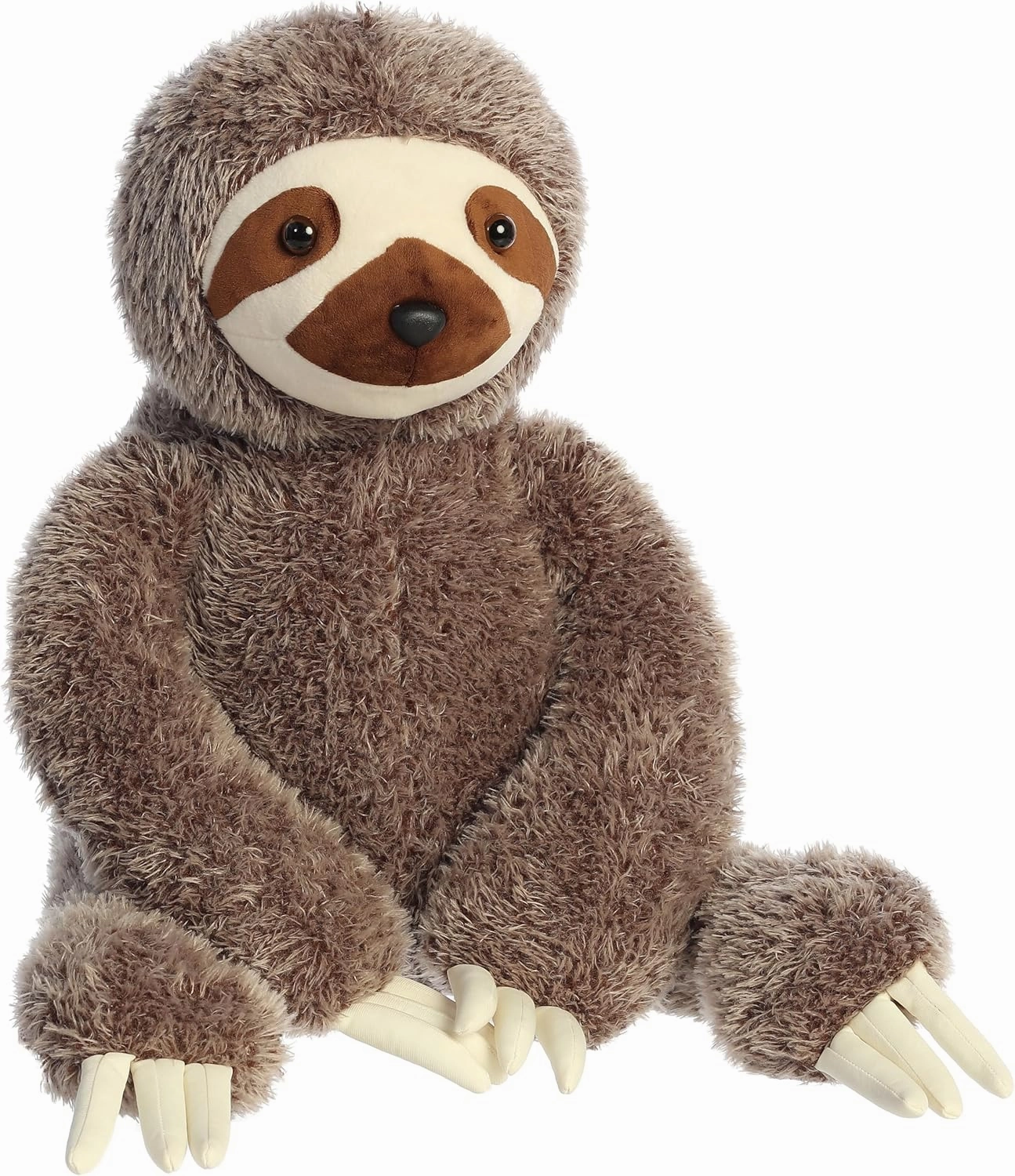 Aurora® Adorable Super Flopsie™ Sloth Stuffed Animal - Playful Ease - Timeless Companions - Brown 28 Inches