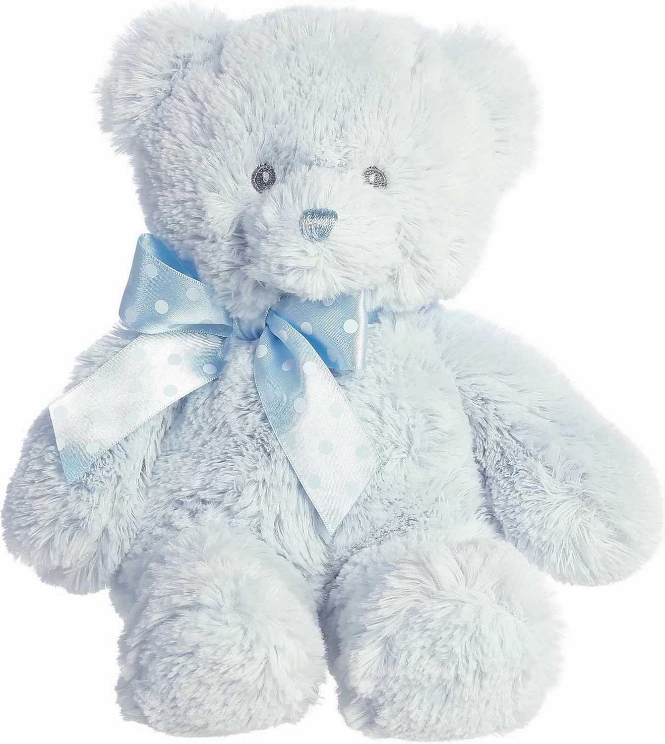 Aurora® Adorable Yummy Bear™ Baby Stuffed Animal - Soft & Cuddly Toy - Comforting Companion - Blue 12 Inches
