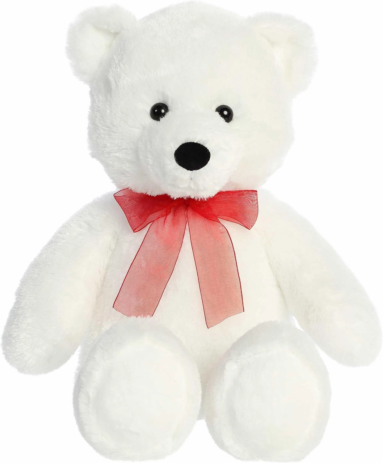 Aurora® Cuddly Bear Stuffed Animal - Cozy Comfort - Endless Snuggles - White 22 Inches