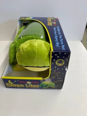 Authentic PillowPets Tardy Turtle Green Dream Lites Toy Gift