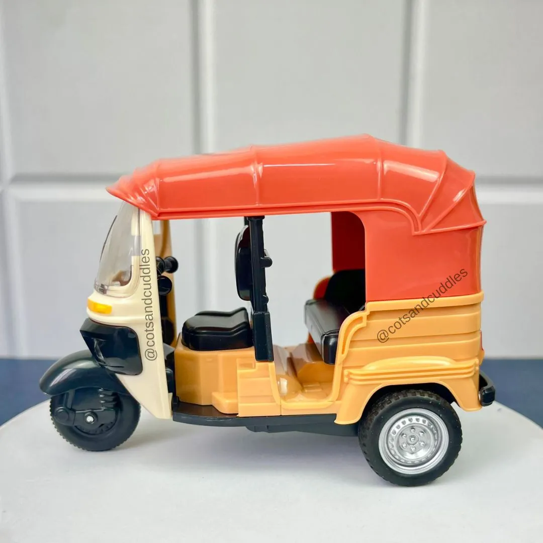 Auto Rickshaw Adventure: Pull-Back Toy and Endless Fun for Kids