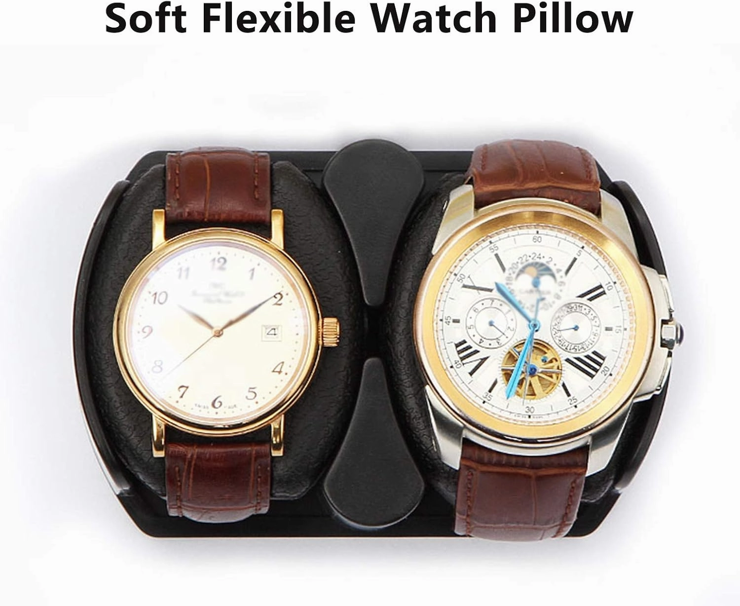 Automatic Watch Winders Box 2 3 Soft Flexible Watch Pillow Built-in LED Light Piano Paint Exterior Silent Motor Watch Winder for Automatic Watches