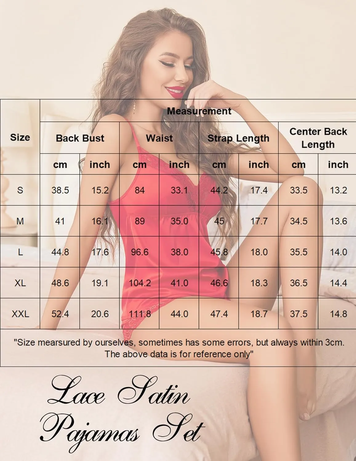 Avidlove Satin Pajamas Set Womens Lace Sleepwear Sexy Lingerie Cami Shorts Set S-XXL