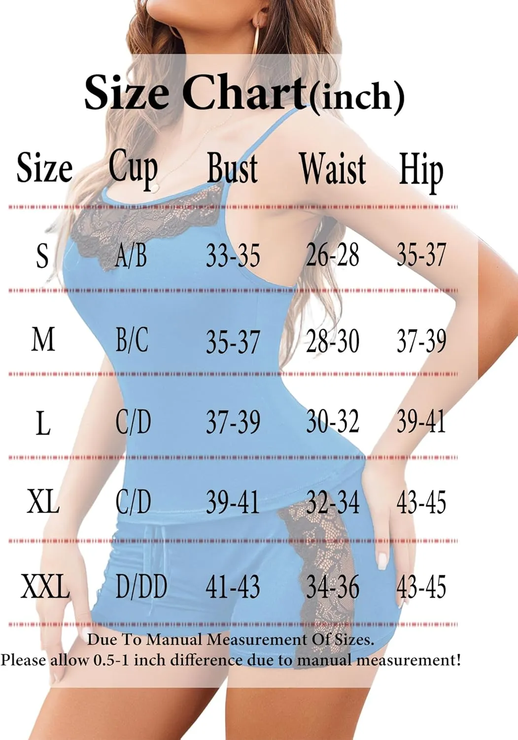 Avidlove Women Sleepwear Lace Pajamas Set Shorts Nightwear Camisole Short Sets