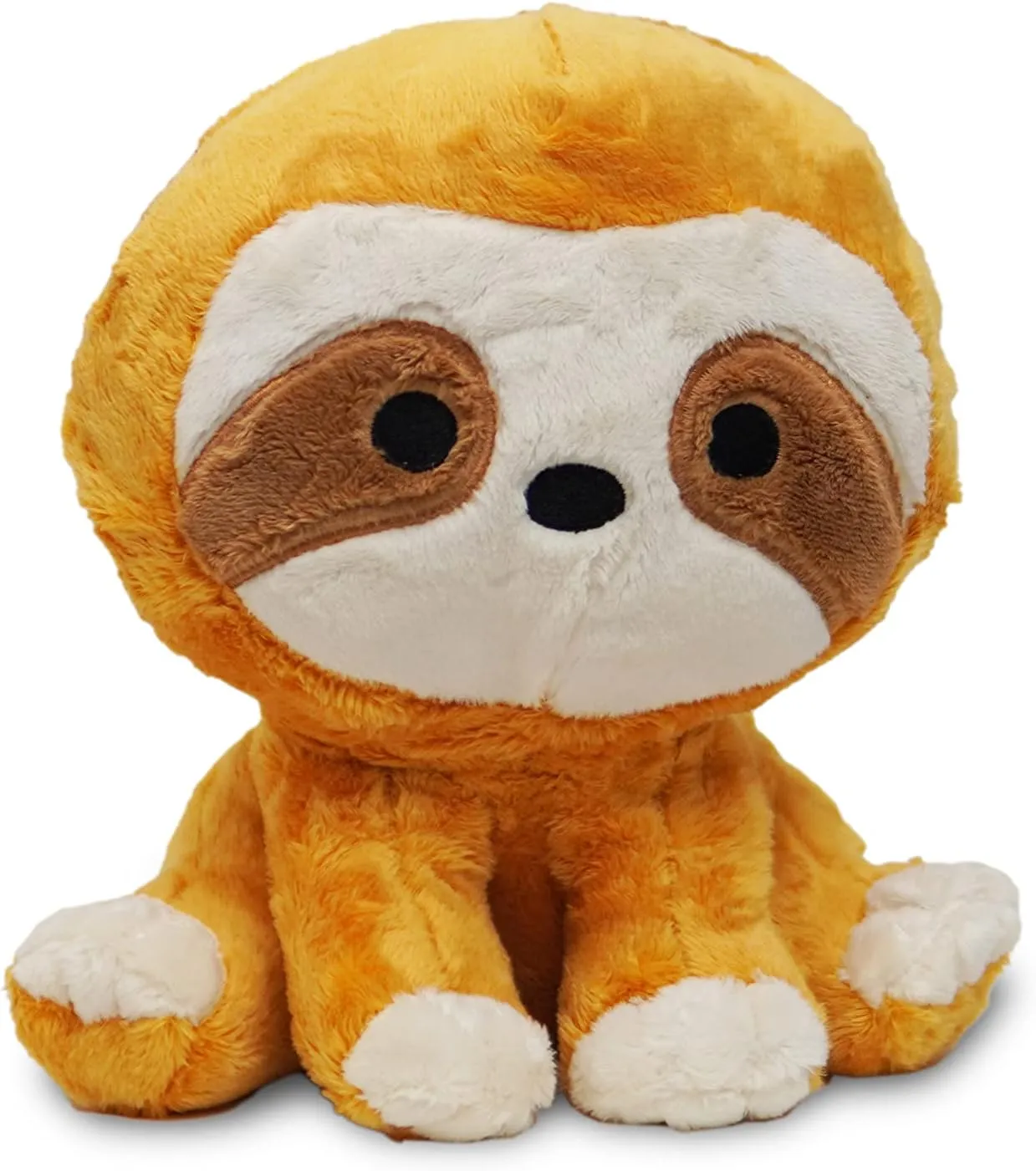 Avocatt Fuzzy Sloth Plushie Toy - 10 Inches Stuffed Animal Plush - Plushy and Squishy Sloth with Soft Fabric and Stuffing - Cute Toy Gift for Boys and Girls