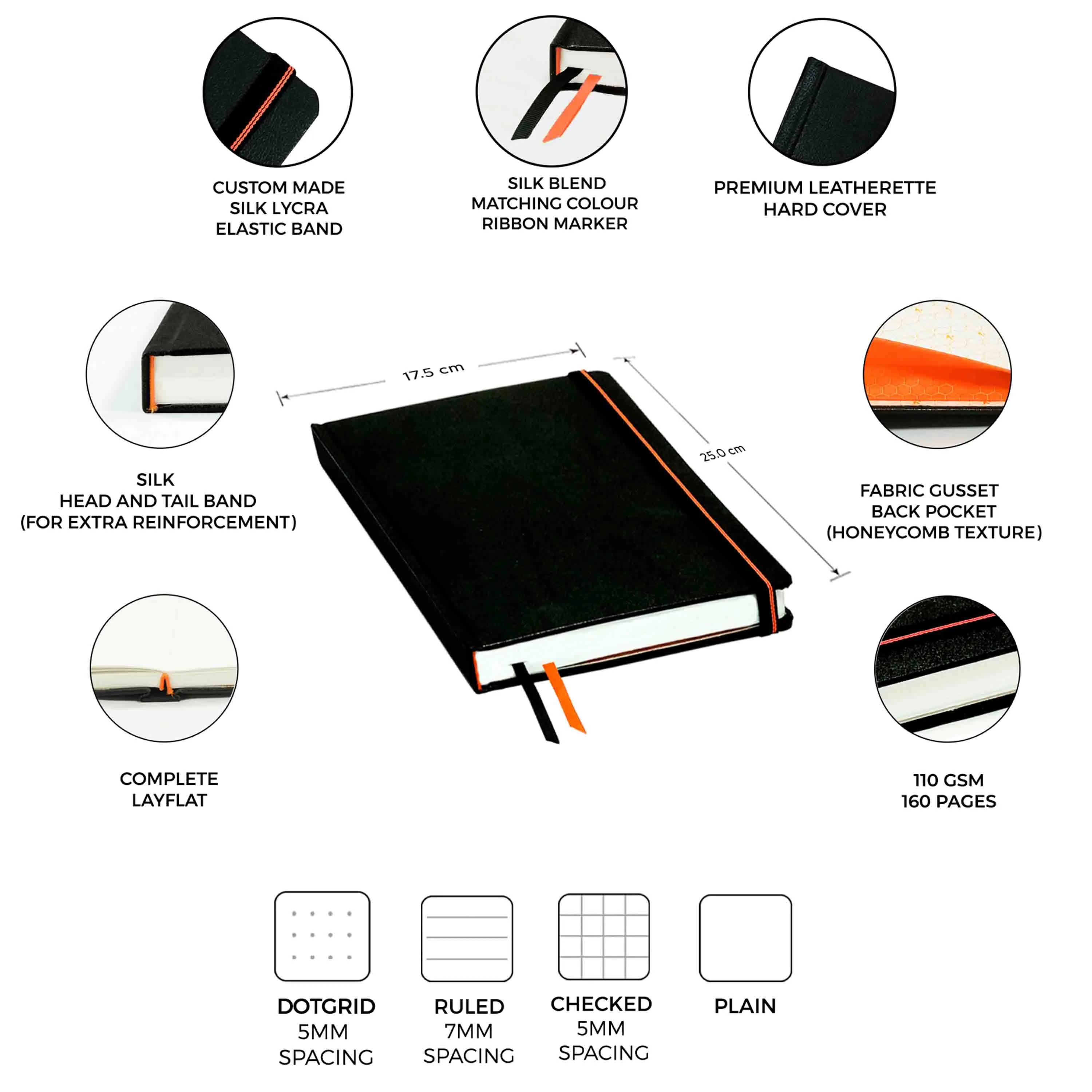 B5 - CLASSIC NOTEBOOK - HARDCOVER