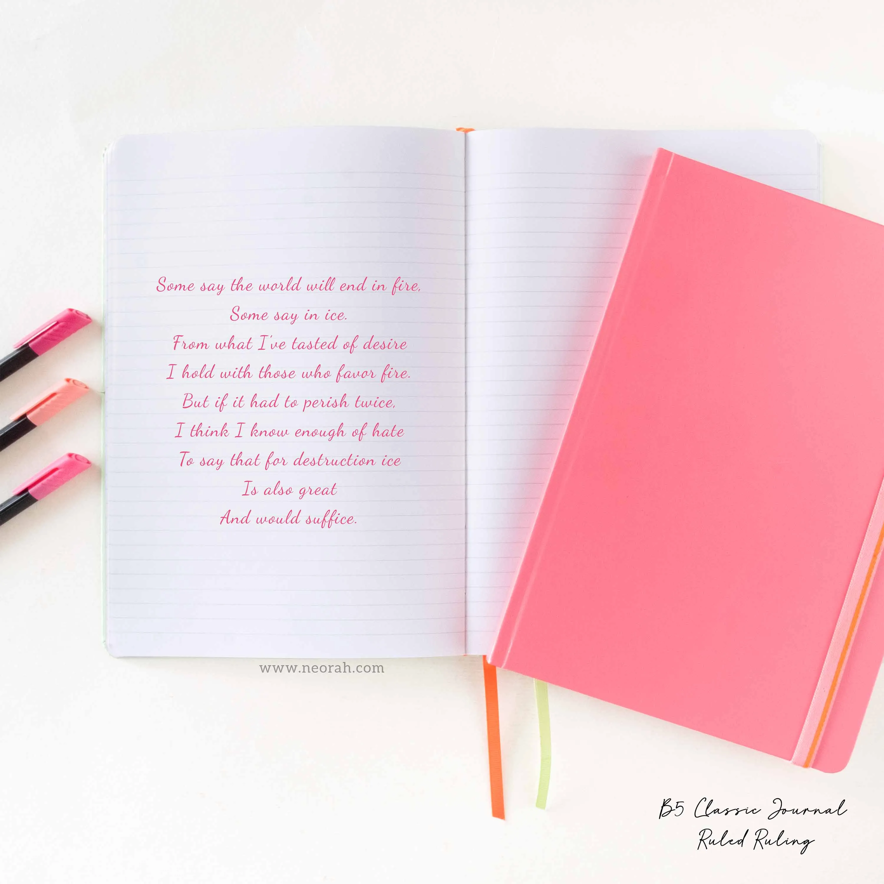 B5 - CLASSIC NOTEBOOK - HARDCOVER