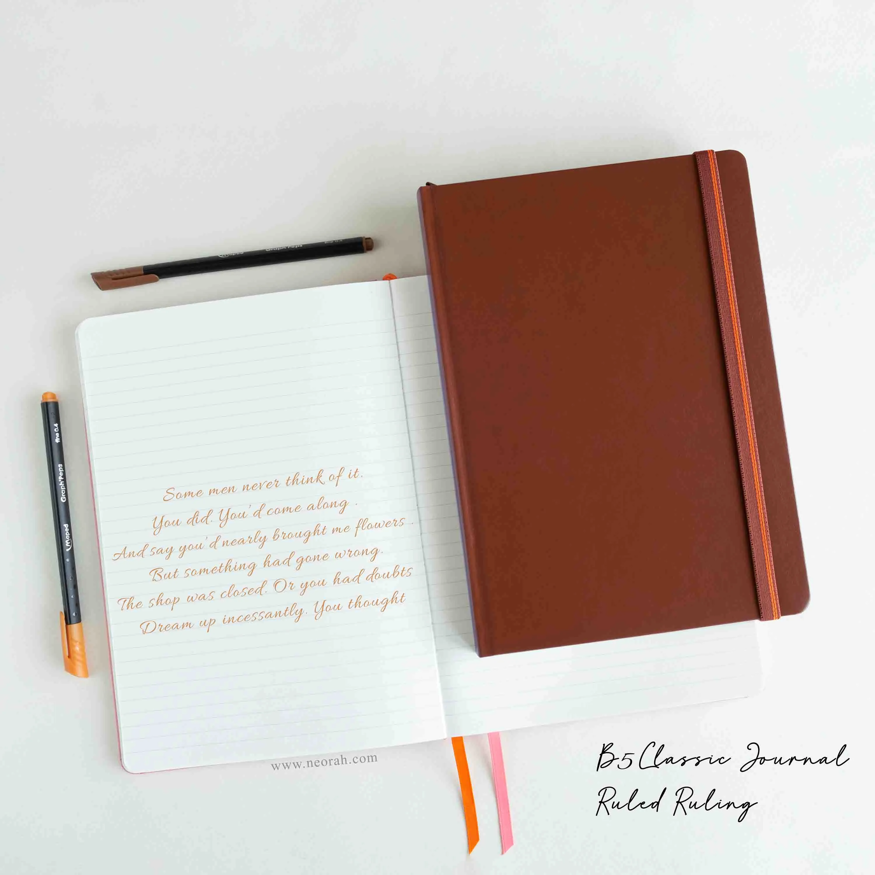 B5 - CLASSIC NOTEBOOK - HARDCOVER