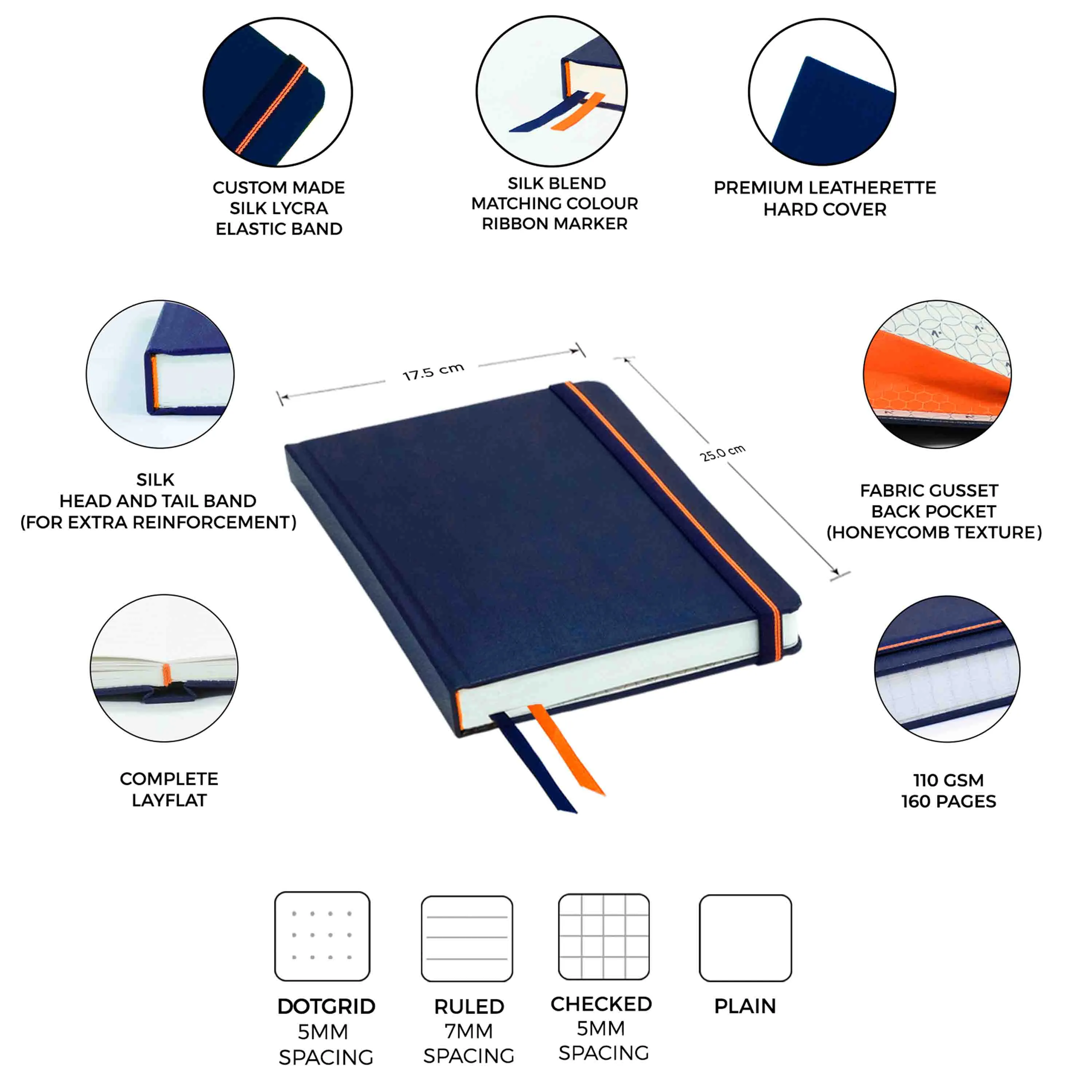B5 - CLASSIC NOTEBOOK - HARDCOVER