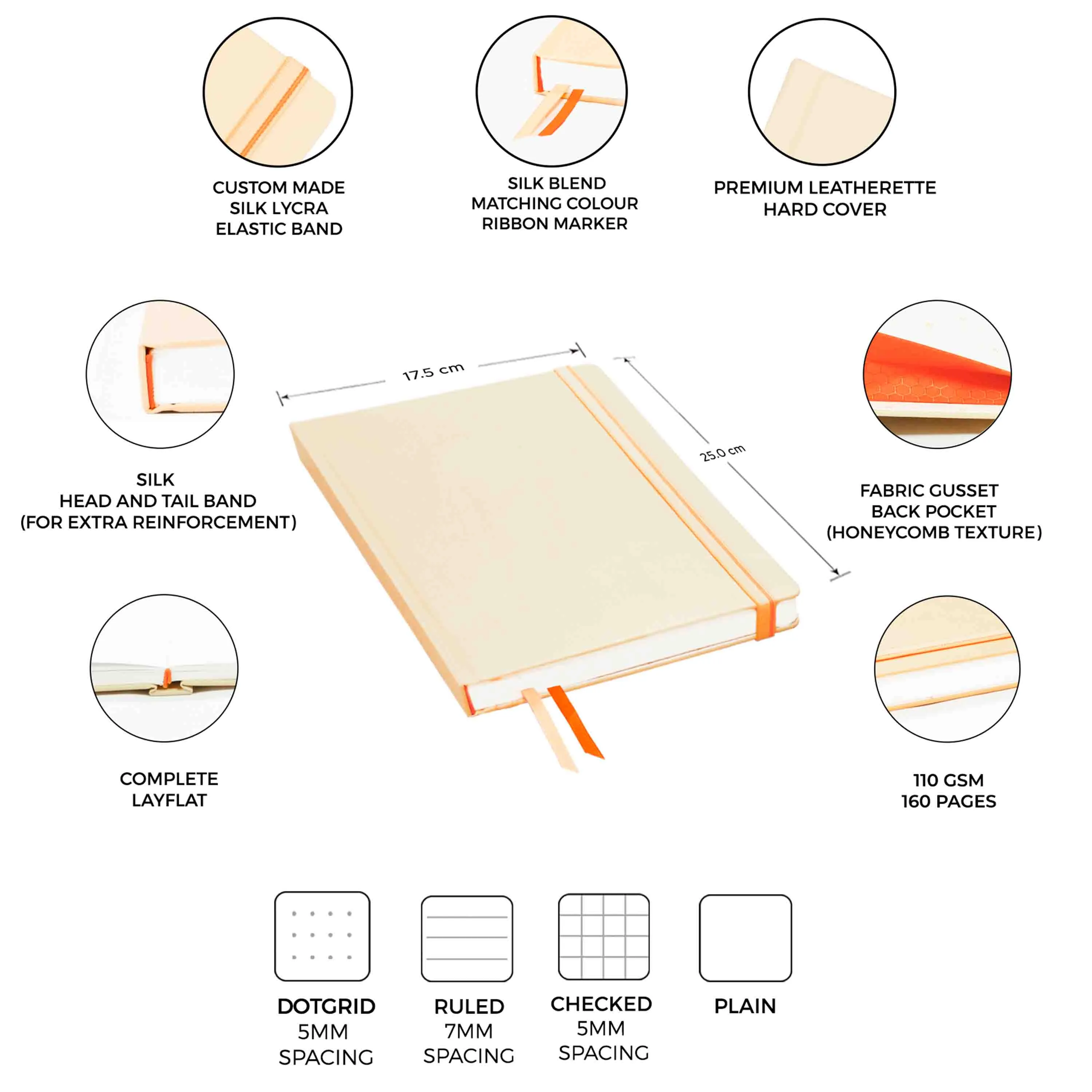 B5 - CLASSIC NOTEBOOK - HARDCOVER