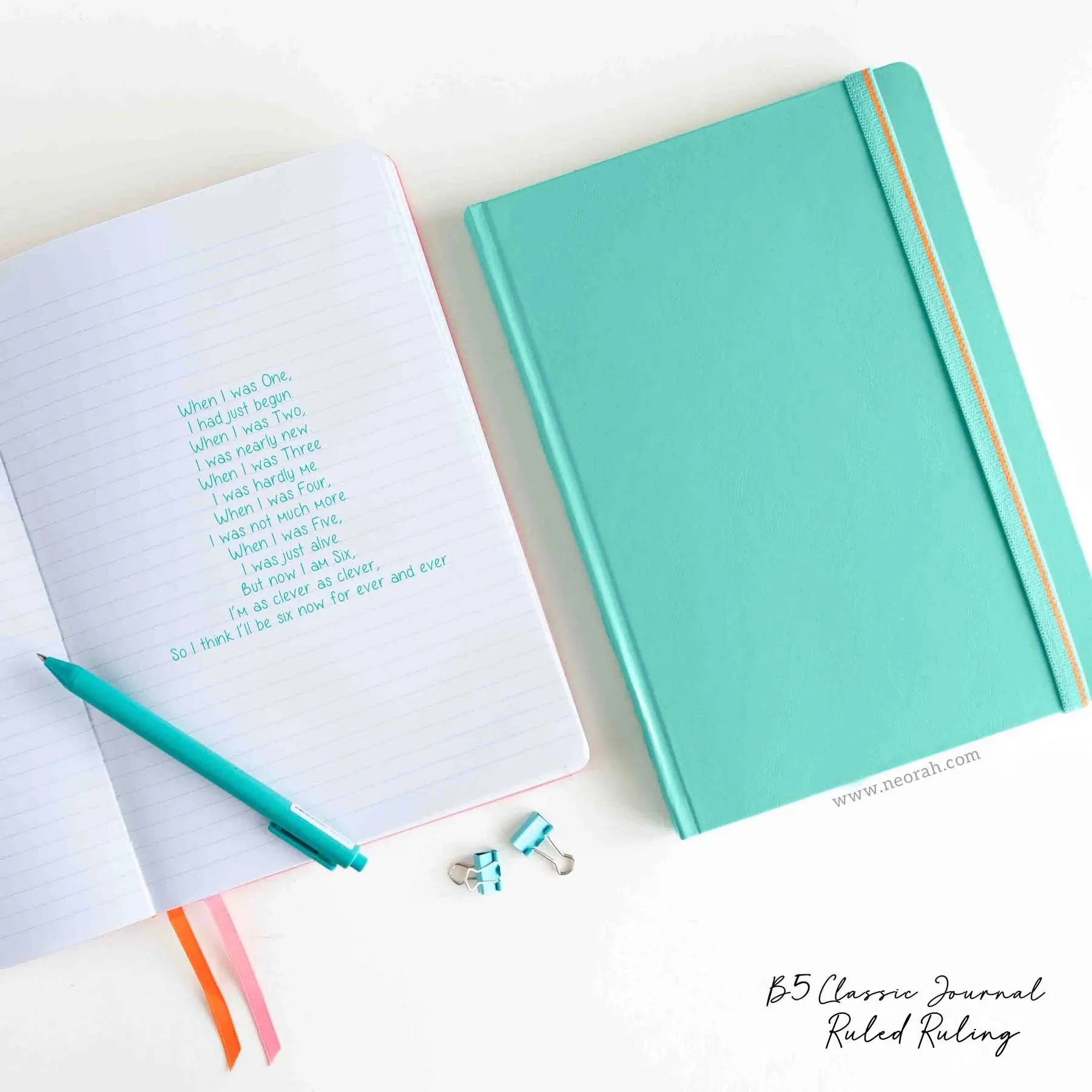 B5 - CLASSIC NOTEBOOK - HARDCOVER