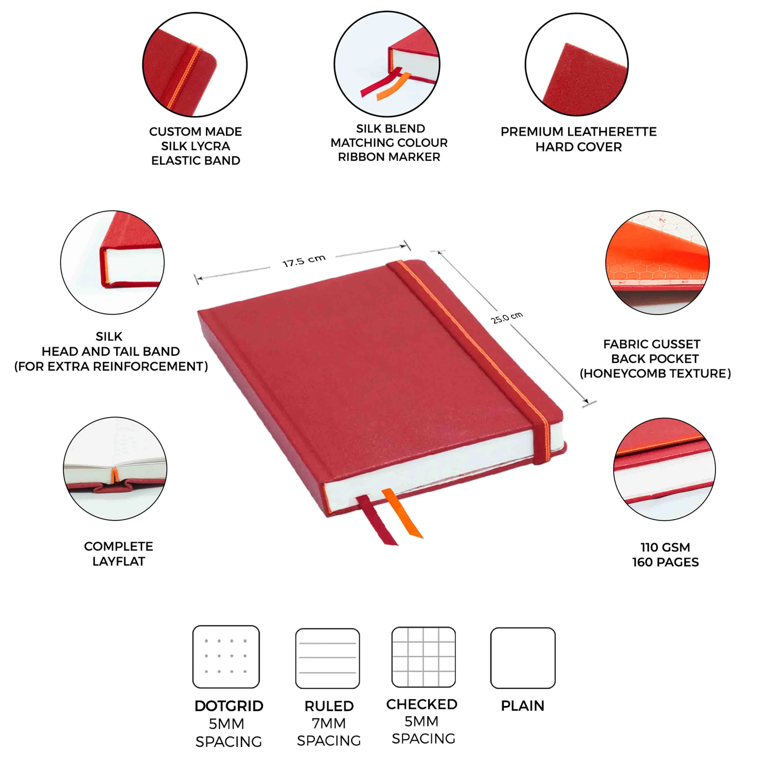 B5 - CLASSIC NOTEBOOK - HARDCOVER