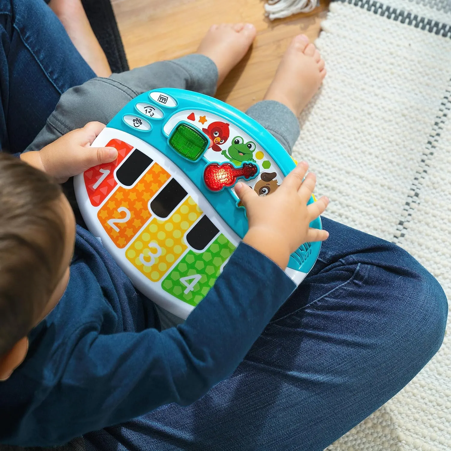 Baby Einstein Discover & Play Piano Musical Baby Toy, Learn About Instruments, Numbers and Animals in 3 Languages, Age 3 months and up