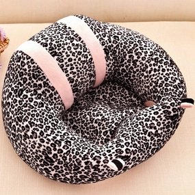 Baby Support Seat, 17inch Baby Support Seat Sofa Plush Soft Animal Shaped Baby Learning to Sit Chairfor Baby 12-36 Moon
