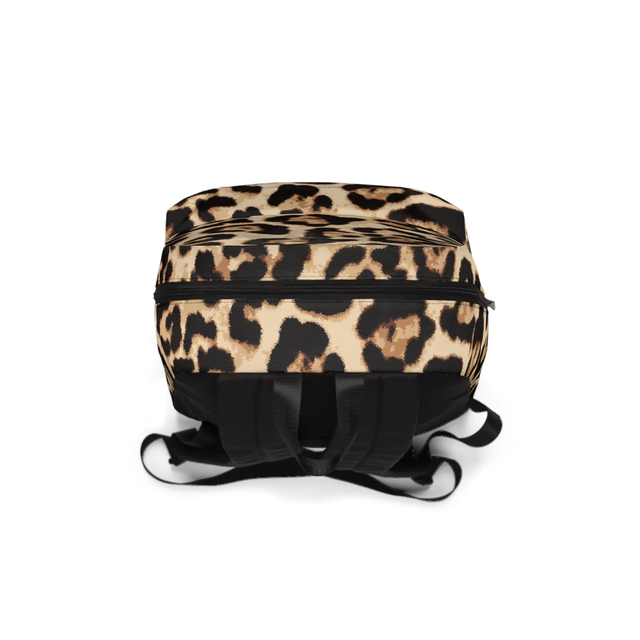 Backpack Unisex Classic Brown Leopard by Mariu del Campo.