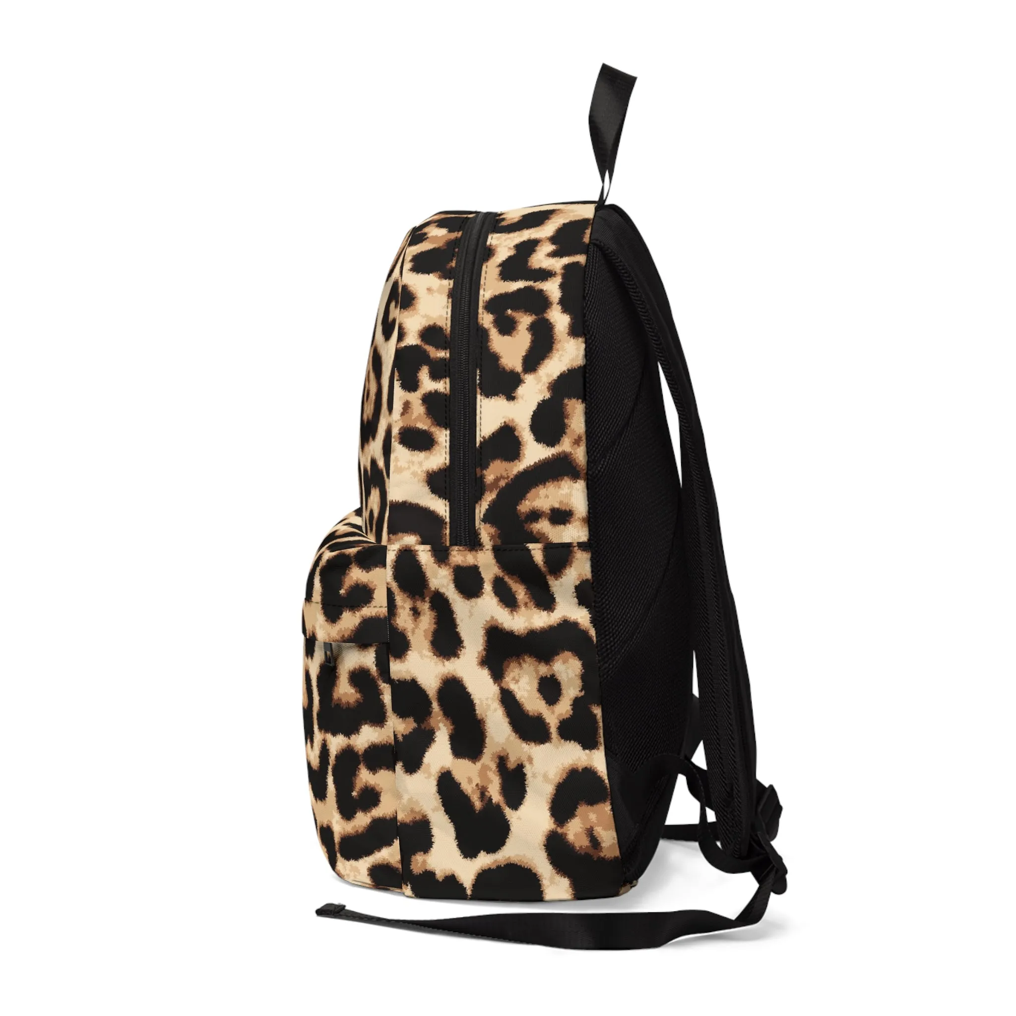 Backpack Unisex Classic Brown Leopard by Mariu del Campo.