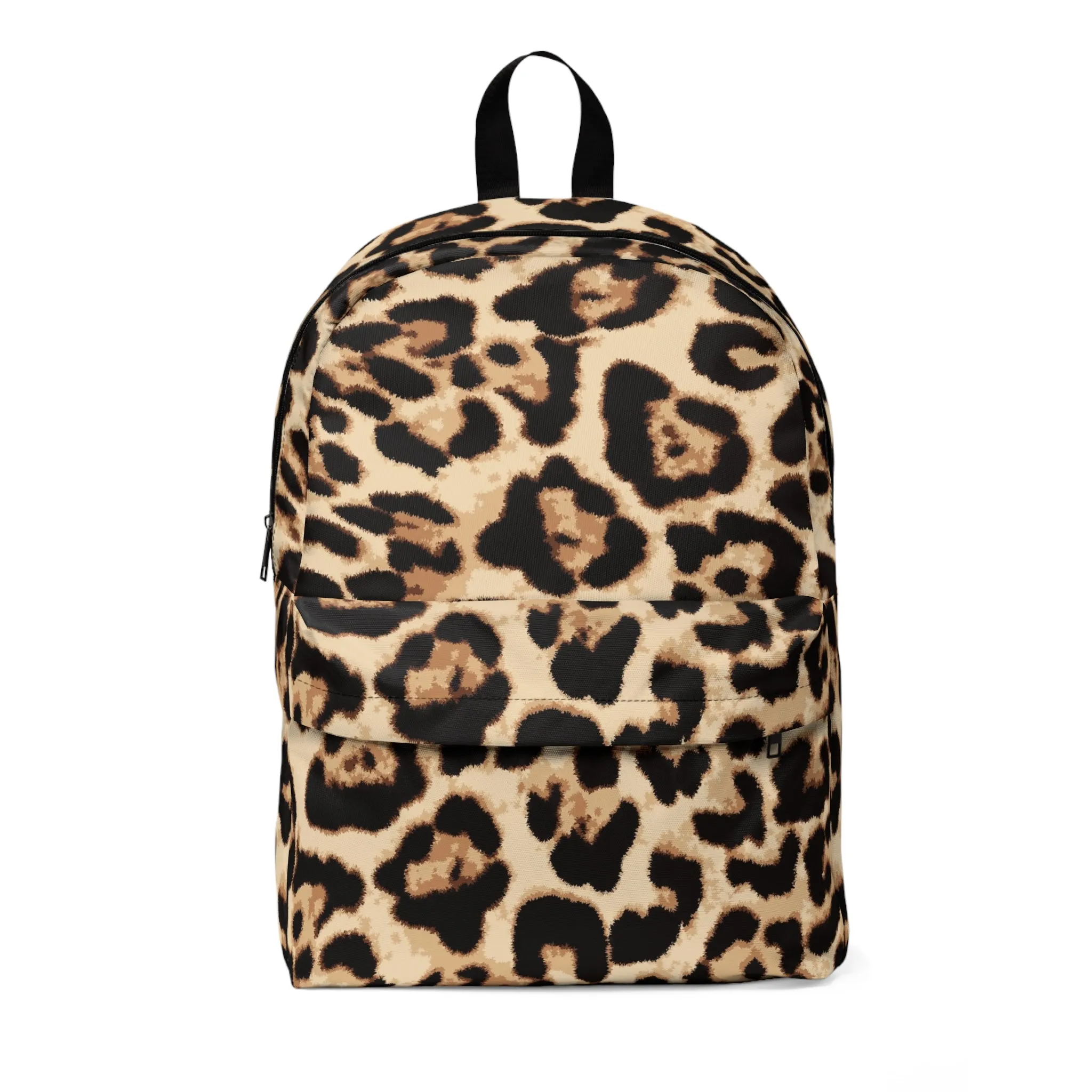 Backpack Unisex Classic Brown Leopard by Mariu del Campo.