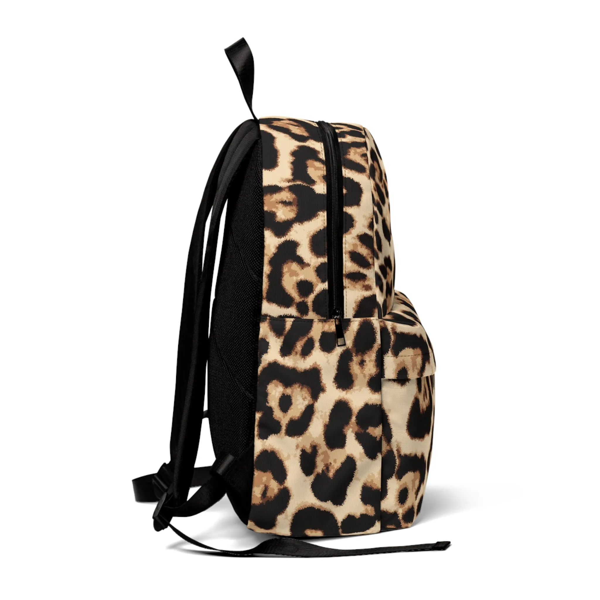 Backpack Unisex Classic Brown Leopard by Mariu del Campo.