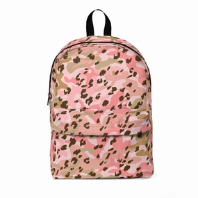 Backpack Unisex Classic Pink Leopard by Mariu del Campo.